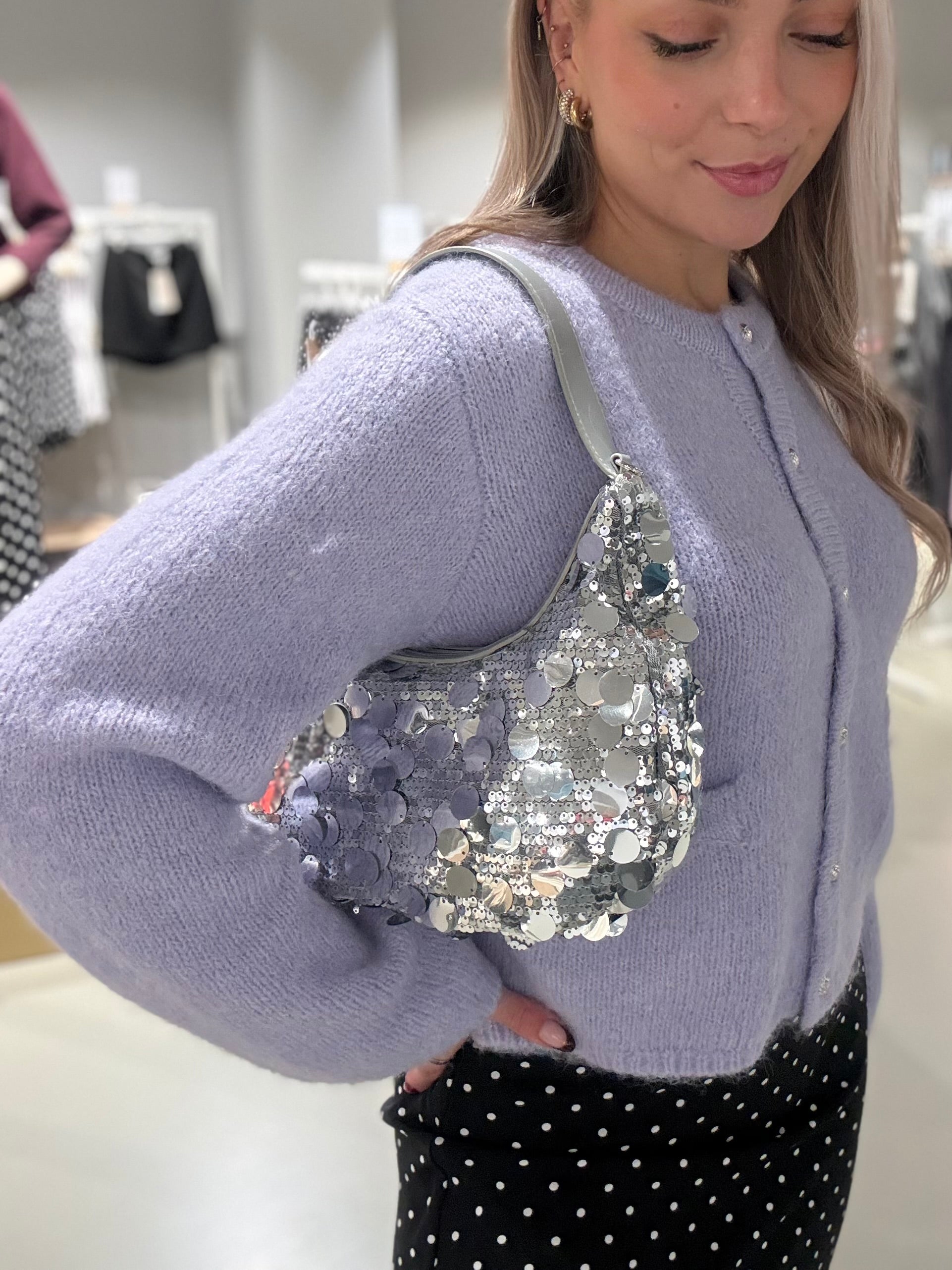 PCMADDIE Bag - Silver Colour